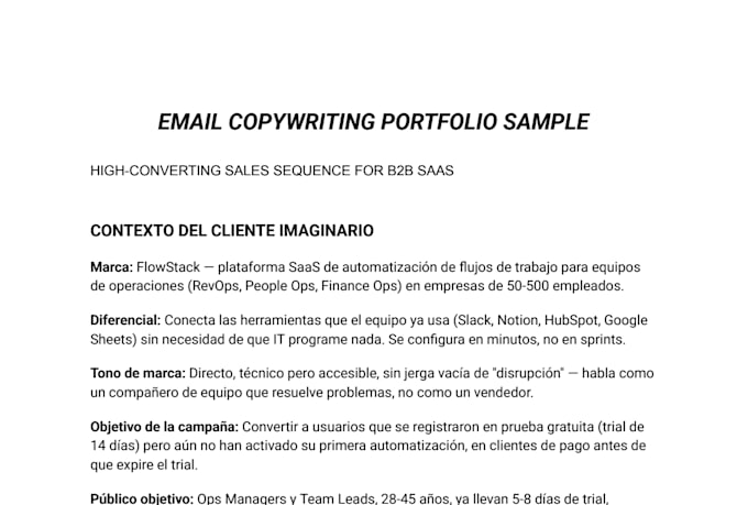 write high converting email newsletters and copy